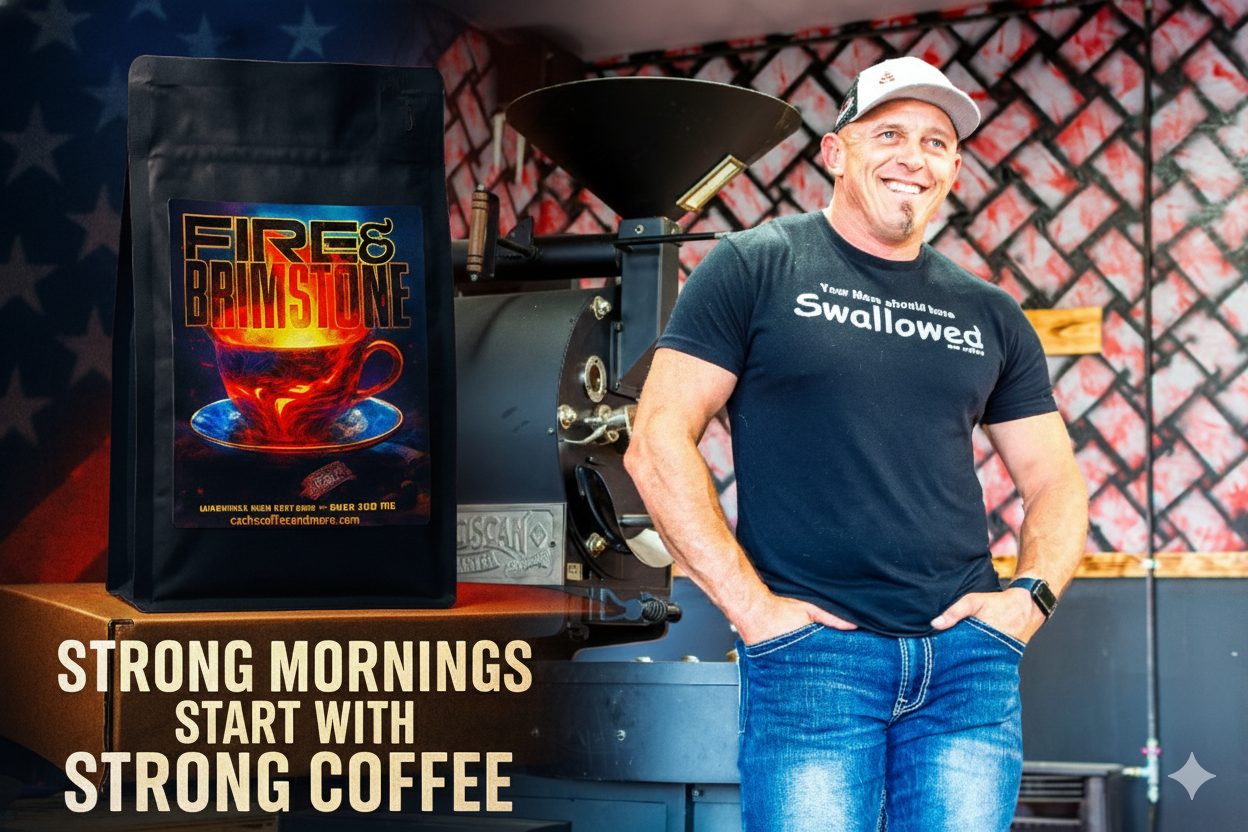 Fire & Brimstone – 300mg High-Caffeine Medium Roast