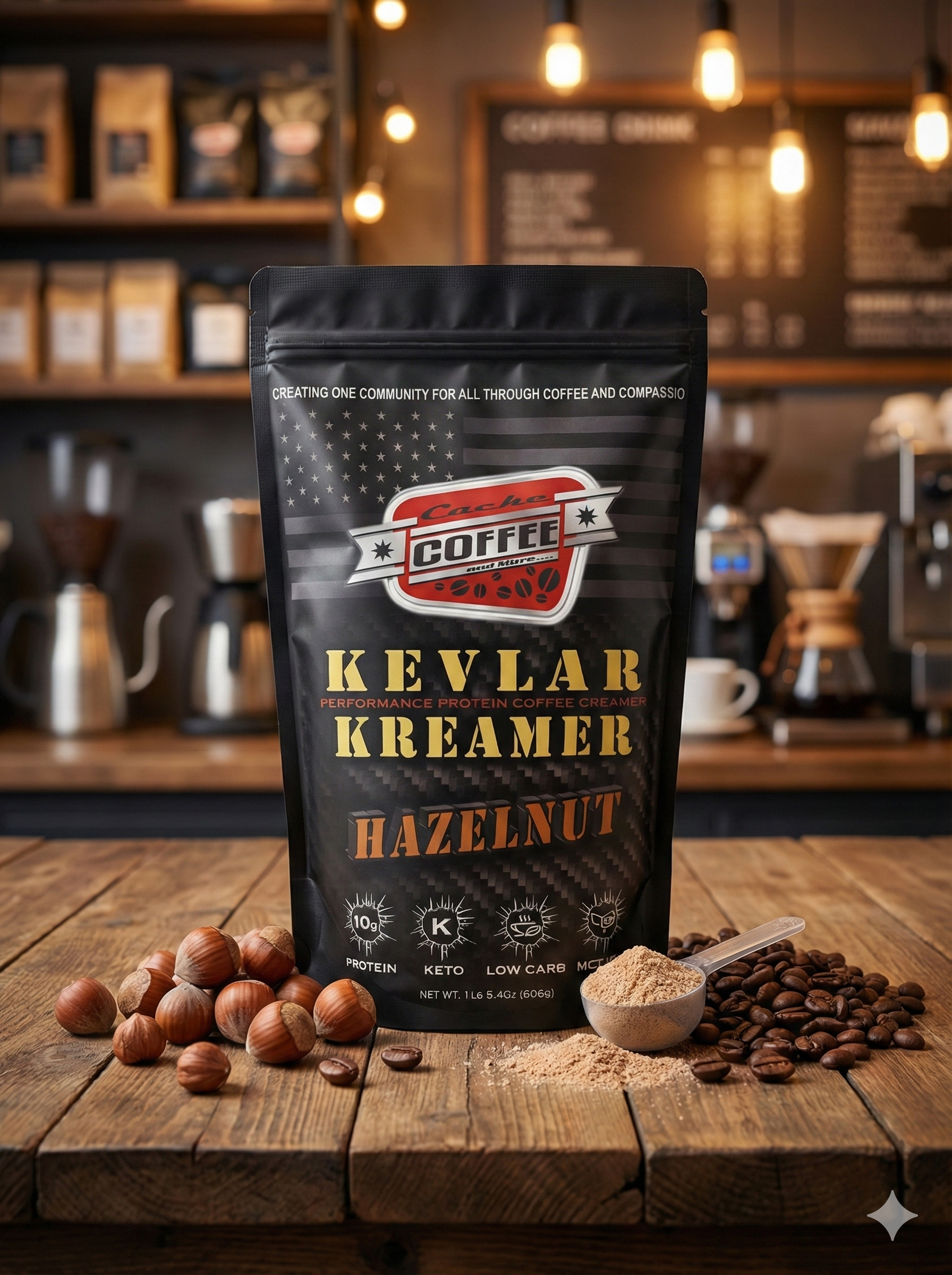 Kevlar Kreamer – Hazelnut Coffee Creamer